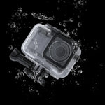 Wasserdichtes Unterwassergehäuse bis 45 m für DJI Osmo Action, inklusive Schnallenhalterung und Schraube.