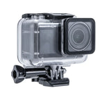 Wasserdichtes Unterwassergehäuse bis 45 m für DJI Osmo Action, inklusive Schnallenhalterung und Schraube.