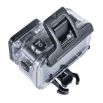 Wasserdichtes Unterwassergehäuse bis 45 m für DJI Osmo Action, inklusive Schnallenhalterung und Schraube.