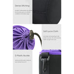 SLR-Kamera-Objektivtasche, Mikro-Einzelobjektivtasche, Objektiv-Innentasche, wasserdichte Schutzhülle mit Samtfutter, Durchmesser: 10 cm, Höhe: 18 cm