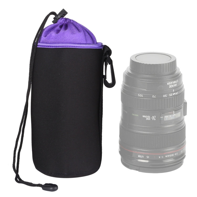 SLR-Kamera-Objektivtasche, Mikro-Einzelobjektivtasche, Objektiv-Innentasche, wasserdichte Schutzhülle mit Samtfutter, Durchmesser: 10 cm, Höhe: 18 cm