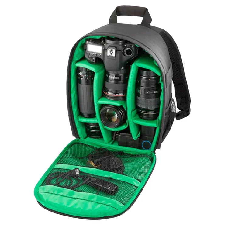 INDEPMAN DL-B013 Tragbarer, wasserdichter und kratzfester Outdoor-Sportrucksack mit Kamerafach und Tablet-Halterung für GoPro, SJCAM, Nikon, Canon, Xiaomi Xiaoyi YI, iPad, Apple, Samsung, Huawei, Größe: 26,5 x 12,5 x 33 cm