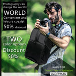 INDEPMAN DL-B016 Tragbare, wasserdichte und kratzfeste Outdoor-Sport-Umhängetasche für Kameras, Smartphones und Tablets (kompatibel mit GoPro, SJCAM, Nikon, Canon, Xiaomi Xiaoyi YI, iPad, Apple, Samsung, Huawei), Größe: 25,5 x 19 x 44 cm