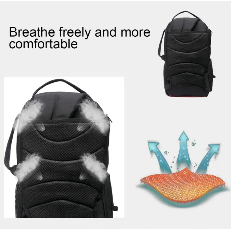 INDEPMAN DL-B016 Tragbare, wasserdichte und kratzfeste Outdoor-Sport-Umhängetasche für Kameras, Smartphones und Tablets (kompatibel mit GoPro, SJCAM, Nikon, Canon, Xiaomi Xiaoyi YI, iPad, Apple, Samsung, Huawei), Größe: 25,5 x 19 x 44 cm