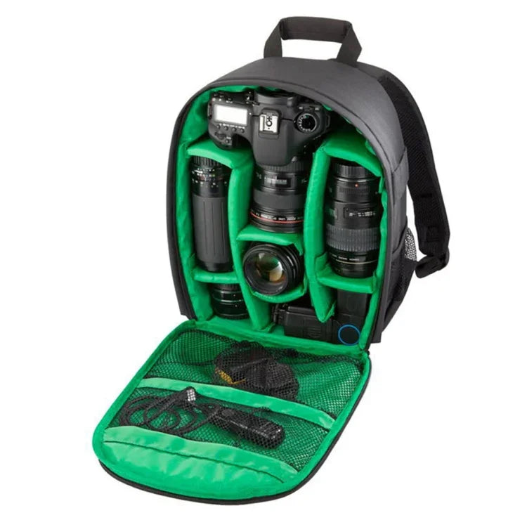 DL-B028 Portable Casual Style Waterproof Scratch-proof Outdoor Sports Backpack SLR Camera Bag Phone Bag for GoPro, SJCAM, Nikon, Canon, Xiaomi Xiaoyi YI, iPad, Apple, Samsung, Huawei, Size: 27.5 * 12.5 * 34 cm