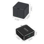 RUIGPRO USB-Dreifachakku-Ladegerät mit LED-Anzeige für DJI OSMO Action 1, Ladebox