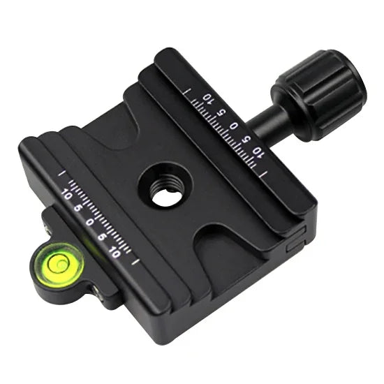 FCD-1 Doppelfunktions-Drehknopf-Schnellwechsel-Klemmenadapterplatte für 39-mm-Arca-/32-mm-Slidefix-Schnellwechselplatten, FCD-1