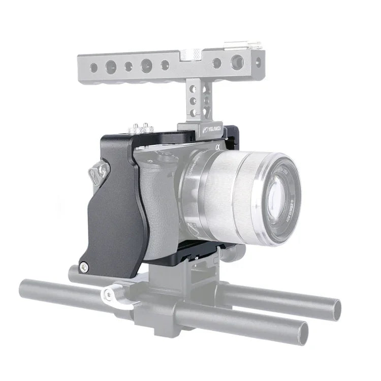 YELANGU C6 Kamera-Videokäfig-Stabilisator für Sony A6000 / A6300 / A6500 / A6400, Stabilisator