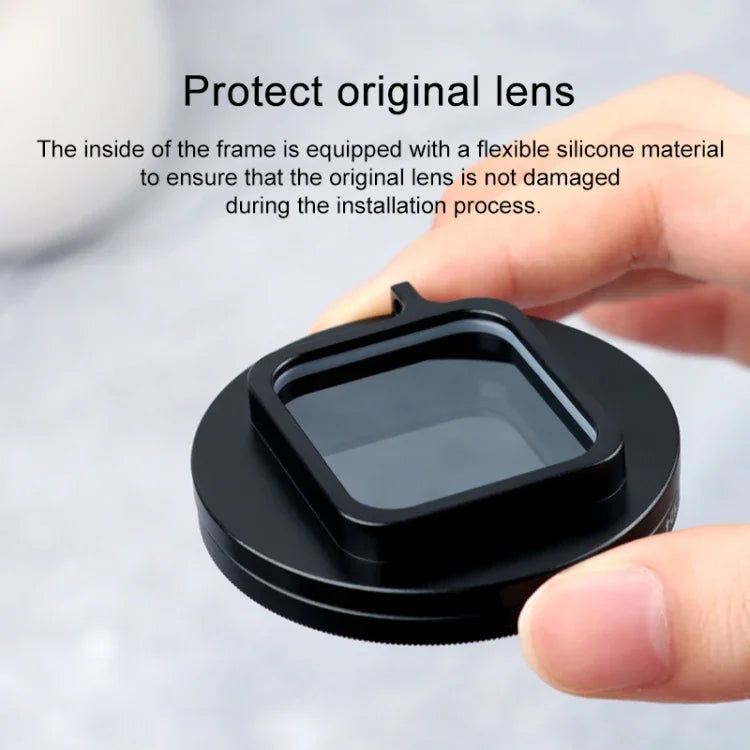 RUIGPRO for GoPro HERO 7/6 /5 Professional 52mm 10X Close-up Lens Filter with Filter Adapter Ring & Lens Cap, 10X Close-up Lens
