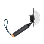 RUIGPRO Schwimmender Handgriff Dome Port Unterwasser-Tauchkameraobjektiv Transparente Abdeckung für DJI Osmo Action, Osmo Action