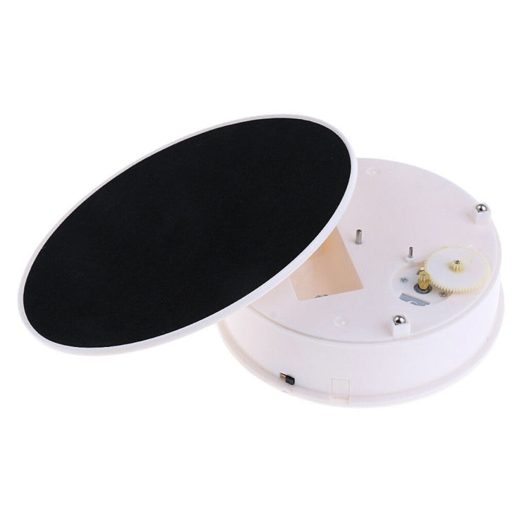 Elektrischer Drehteller (20 cm, 360° drehbar) für Foto- und Videoaufnahmen, Tragkraft 1,5 kg, Betrieb mit Akku und USB, 20 cm/Betrieb mit Akku oder USB (B), 20 cm/Betrieb mit Akku oder USB (W), 20 cm/Betrieb mit Akku oder USB (W+B)