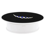 Elektrischer Drehteller (20 cm, 360° drehbar) für Foto- und Videoaufnahmen, Tragkraft 1,5 kg, Betrieb mit Akku und USB, 20 cm/Betrieb mit Akku oder USB (B), 20 cm/Betrieb mit Akku oder USB (W), 20 cm/Betrieb mit Akku oder USB (W+B)