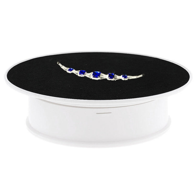Elektrischer Drehteller (20 cm, 360° drehbar) für Foto- und Videoaufnahmen, Tragkraft 1,5 kg, Betrieb mit Akku und USB, 20 cm/Betrieb mit Akku oder USB (B), 20 cm/Betrieb mit Akku oder USB (W), 20 cm/Betrieb mit Akku oder USB (W+B)