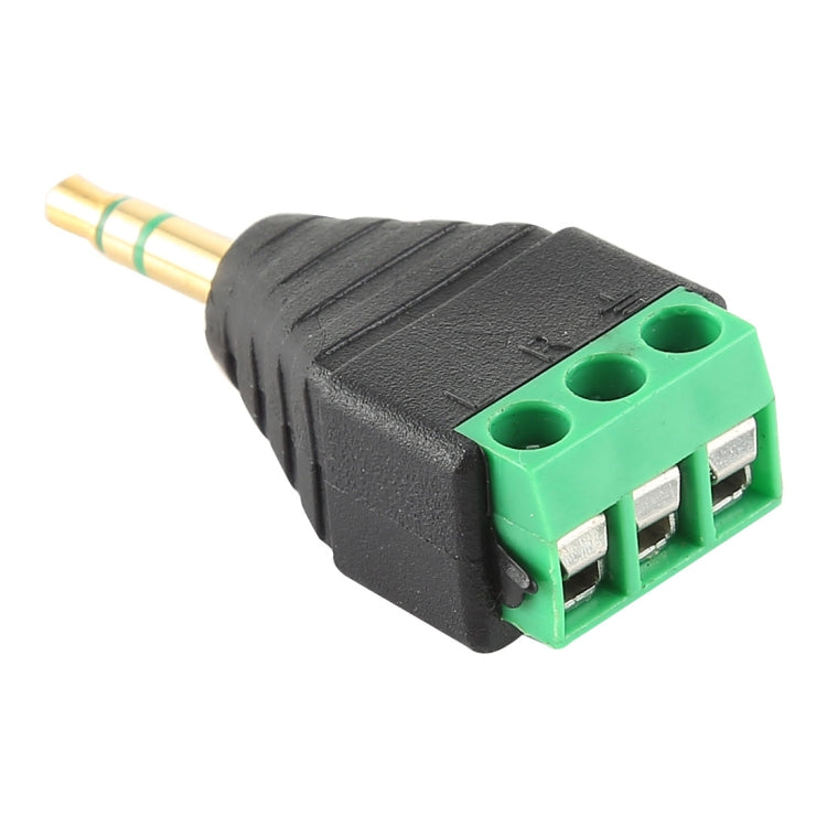 3,5mm Stecker 3-poliger 3-Pin Klemmenblock Stereo Audio Anschluss, 3,5mm Stecker (3 Pin)