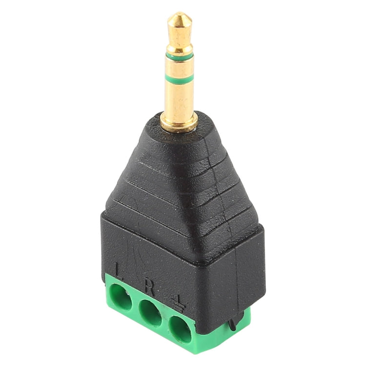 3,5mm Stecker 3-poliger 3-Pin Klemmenblock Stereo Audio Anschluss, 3,5mm Stecker (3 Pin)