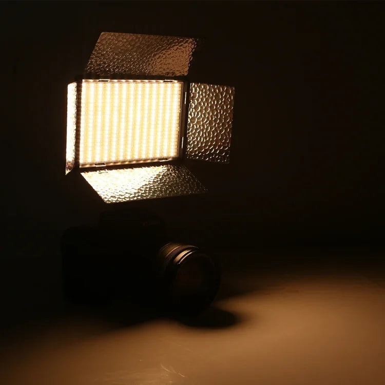 LED01 520 LEDs 4100LM Professionelle Studioleuchte für Vlogging, Fotografie, Video und Fotoaufnahmen für Canon/Nikon DSLR-Kameras, 520 LEDs