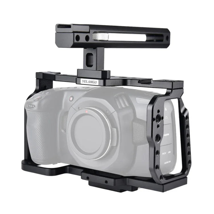 YELANGU C9-A YLG0911A Griff-Videokamerakäfig-Stabilisator für DJI BMPCC 4K, C9-A