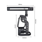 YELANGU C9-A YLG0911A Griff-Videokamerakäfig-Stabilisator für DJI BMPCC 4K, C9-A