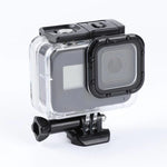 Schutzhülle mit 45 m wasserdichtem Gehäuse, Schnalle, Basishalterung und Schraube für GoPro HERO8 Black