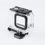 Schutzhülle mit 45 m wasserdichtem Gehäuse, Schnalle, Basishalterung und Schraube für GoPro HERO8 Black