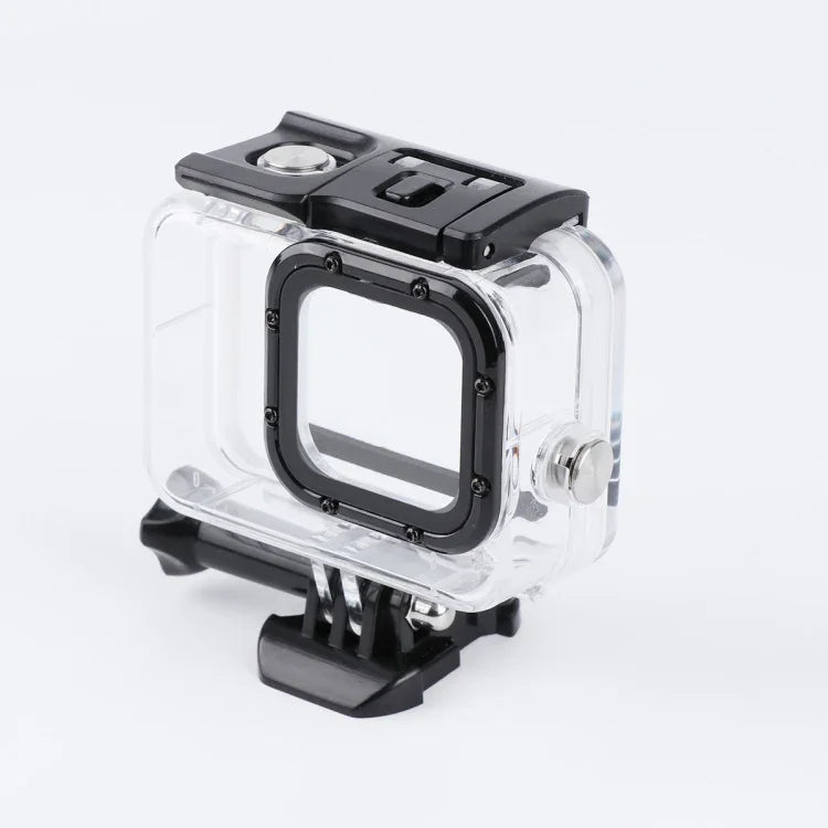 Schutzhülle mit 45 m wasserdichtem Gehäuse, Schnalle, Basishalterung und Schraube für GoPro HERO8 Black