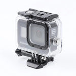 Schutzhülle mit 45 m wasserdichtem Gehäuse, Schnalle, Basishalterung und Schraube für GoPro HERO8 Black