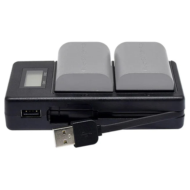 LP-E6 Digital Camera SLR Battery Digital LCD Charger for Canon Series, LP-E6