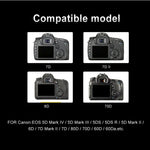 LP-E6 Digitalkamera-SLR-Akkuladegerät mit digitalem LCD-Display für Canon-Serie, LP-E6