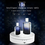 13,8 cm USB-Ladefunktion, intelligenter 360°-Drehteller, Displayständer, Video- und Fotozubehör, Tragkraft 3 kg