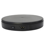 Elektrischer Drehteller, 22 cm, Displayständer, Requisiten für Live-Videoaufnahmen, Drehteller, Schmuck- und Schuhpräsentationsplattform, US-Stecker, 22 cm (Schwarz), 22 cm (Weiß)