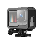 Schutzhülle mit ABS-Kunststoffrahmen für GoPro HERO10 Black / HERO9 Black, inklusive Schnalle und Schraube