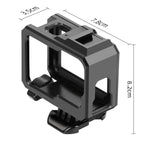 Schutzhülle mit ABS-Kunststoffrahmen für GoPro HERO10 Black / HERO9 Black, inklusive Schnalle und Schraube