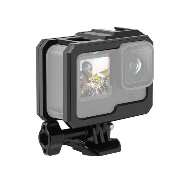 Schutzhülle mit ABS-Kunststoffrahmen für GoPro HERO10 Black / HERO9 Black, inklusive Schnalle und Schraube