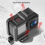 Schutzhülle mit ABS-Kunststoffrahmen für GoPro HERO10 Black / HERO9 Black, inklusive Schnalle und Schraube