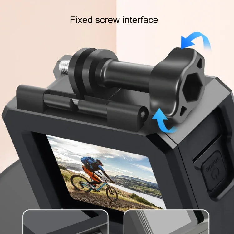 Schutzhülle mit ABS-Kunststoffrahmen für GoPro HERO10 Black / HERO9 Black, inklusive Schnalle und Schraube