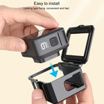 Schutzhülle mit ABS-Kunststoffrahmen für GoPro HERO10 Black / HERO9 Black, inklusive Schnalle und Schraube