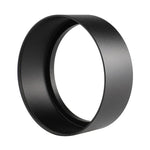 86-mm-Gewinde-Gegenlichtblende aus Vollmetall mit geradem Rohr für mittlere Teleobjektive, 86 mm x 86 mm x 40 mm