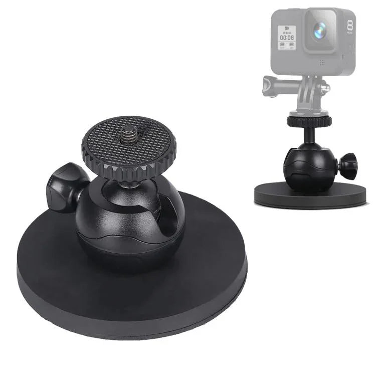 Auto-Saugnapfhalterung für GoPro Hero11 Black / HERO10 Black / HERO9 Black / HERO8 Black /7 /6 /5 /5 Session /4 Session /4 /3+ /3 /2 /1, Xiaoyi und andere Action-Kameras, Ausführung: Einzel-Saugnapf