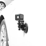 Auto-Saugnapfhalterung für GoPro Hero11 Black / HERO10 Black / HERO9 Black / HERO8 Black /7 /6 /5 /5 Session /4 Session /4 /3+ /3 /2 /1, Xiaoyi und andere Action-Kameras, Ausführung: Einzel-Saugnapf