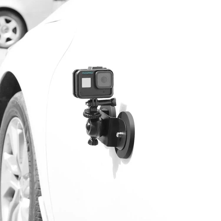 Auto-Saugnapfhalterung für GoPro Hero11 Black / HERO10 Black / HERO9 Black / HERO8 Black /7 /6 /5 /5 Session /4 Session /4 /3+ /3 /2 /1, Xiaoyi und andere Action-Kameras, Ausführung: Einzel-Saugnapf