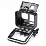 50 m wasserdichtes Gehäuse mit Schnallenhalterung und Schraube für GoPro HERO10 Black / HERO9 Black, 50 m wasserdichtes Gehäuse