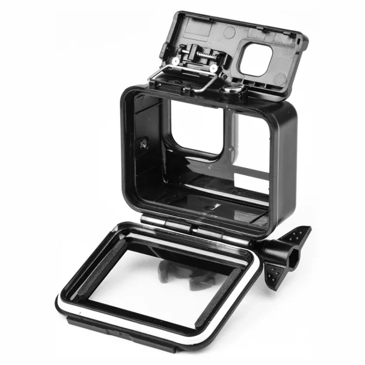 50 m wasserdichtes Gehäuse mit Schnallenhalterung und Schraube für GoPro HERO10 Black / HERO9 Black, 50 m wasserdichtes Gehäuse