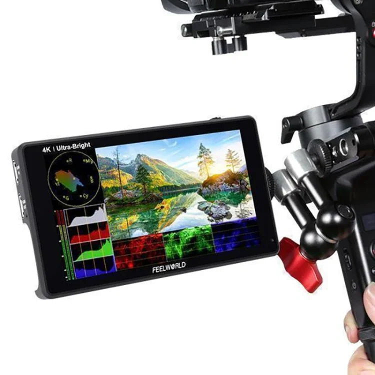 FEELWORLD LUT6 1920x1080 2600 nits 6 Zoll IPS-Bildschirm HDMI 4K Touch-Steuerung Kamera-Feldmonitor, LUT6