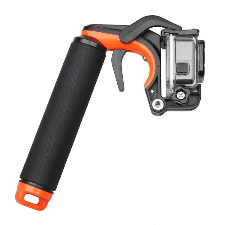 Auslöser + Schwimmgriff, Taucher-Auftriebsstab mit verstellbarem Anti-Verlust-Gurt, Schraube und Schraubenschlüssel für GoPro HERO7 /6 Black /5 Black, Auslöser