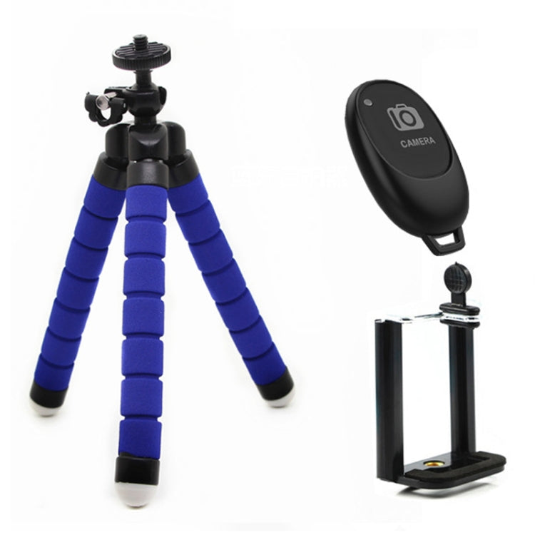 Mini Oktopus Flexibler Schaumstoff-Stativhalter mit Telefonklemme & Fernbedienung