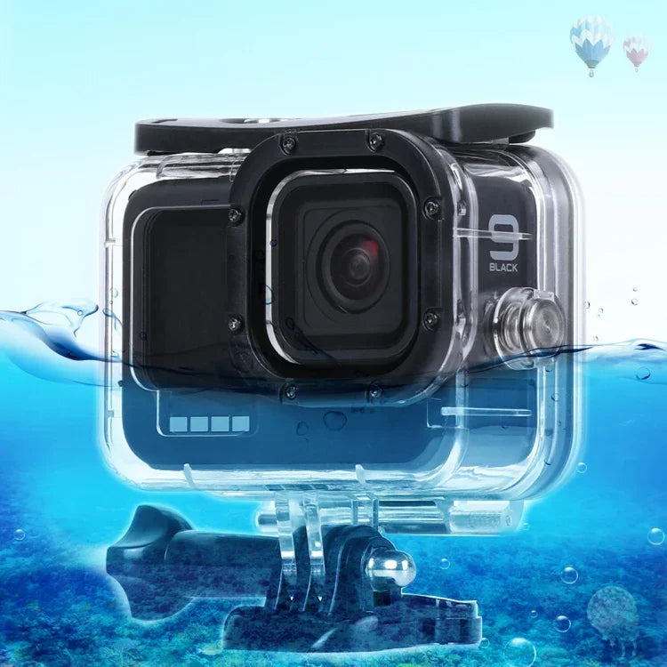 45 m wasserdichtes Gehäuse mit Schnallenhalterung und Schraube für GoPro HERO10 Black / HERO9 Black