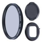 RUIGPRO Professioneller 52-mm-CPL-Objektivfilter für GoPro HERO10 Black / HERO9 Black mit Filteradapterring und Objektivdeckel