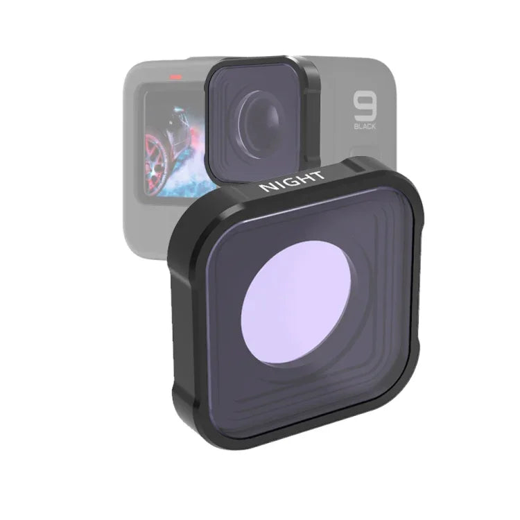 JSR KB Series Nacht-Lichtverschmutzungsfilter für GoPro HERO13 Black /12 Black /11 Black /10 Black /9 Black, Nacht
