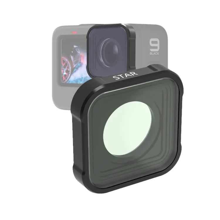 JSR KB-Serie Sterneffekt-Objektivfilter für GoPro HERO13 Black /12 Black /11 Black /10 Black /9 Black, Stern