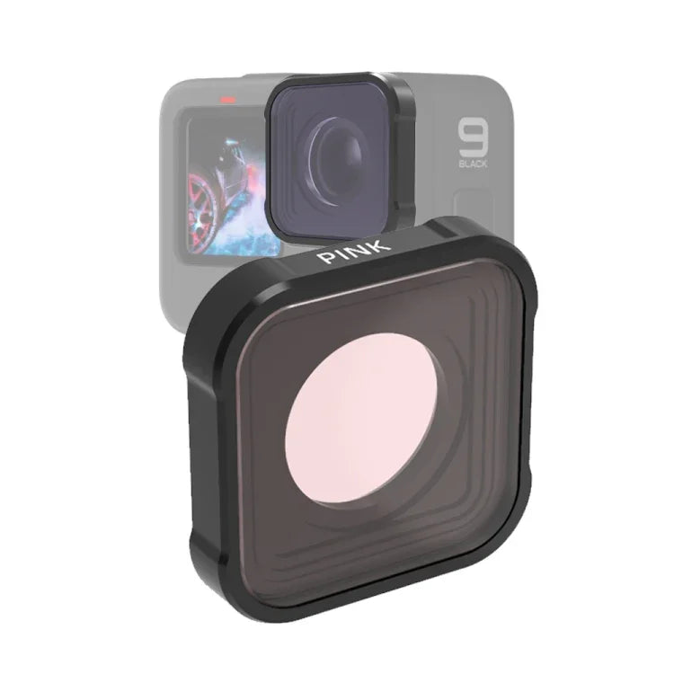JSR KB Serie Tauchfarbfilter für GoPro HERO13 Schwarz /12 Schwarz /11 Schwarz /10 Schwarz /9 Schwarz, Pinkfilter, Magentafilter, Rotfilter